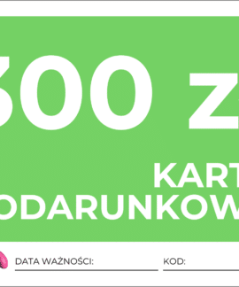 Karta Podarunkowa O Wartości 300 Zł